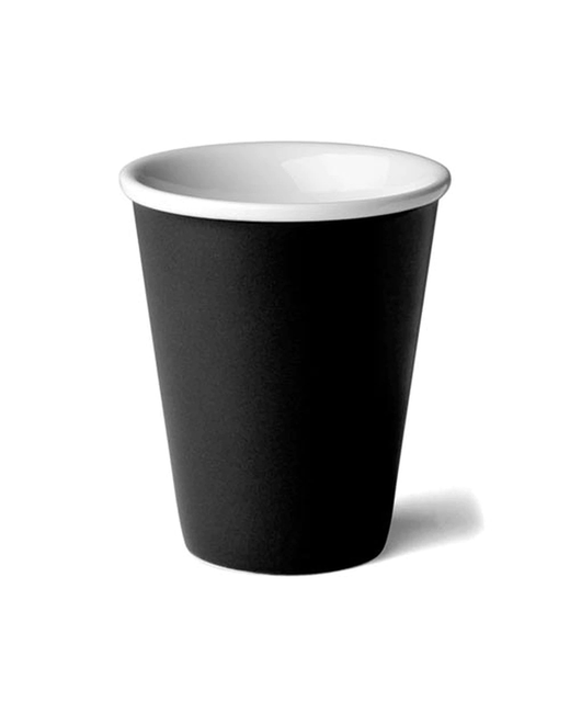 Coffee Cup Single Wall 12oz (Black) 