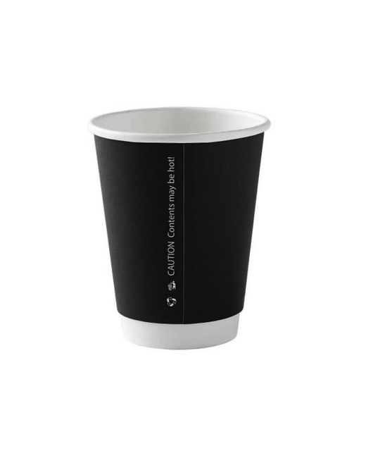 Coffee Cup Single Wall 8oz (Black)