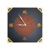 Chinese Style Wall Clock Square