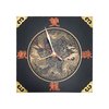 Chinese Style Wall Clock Square